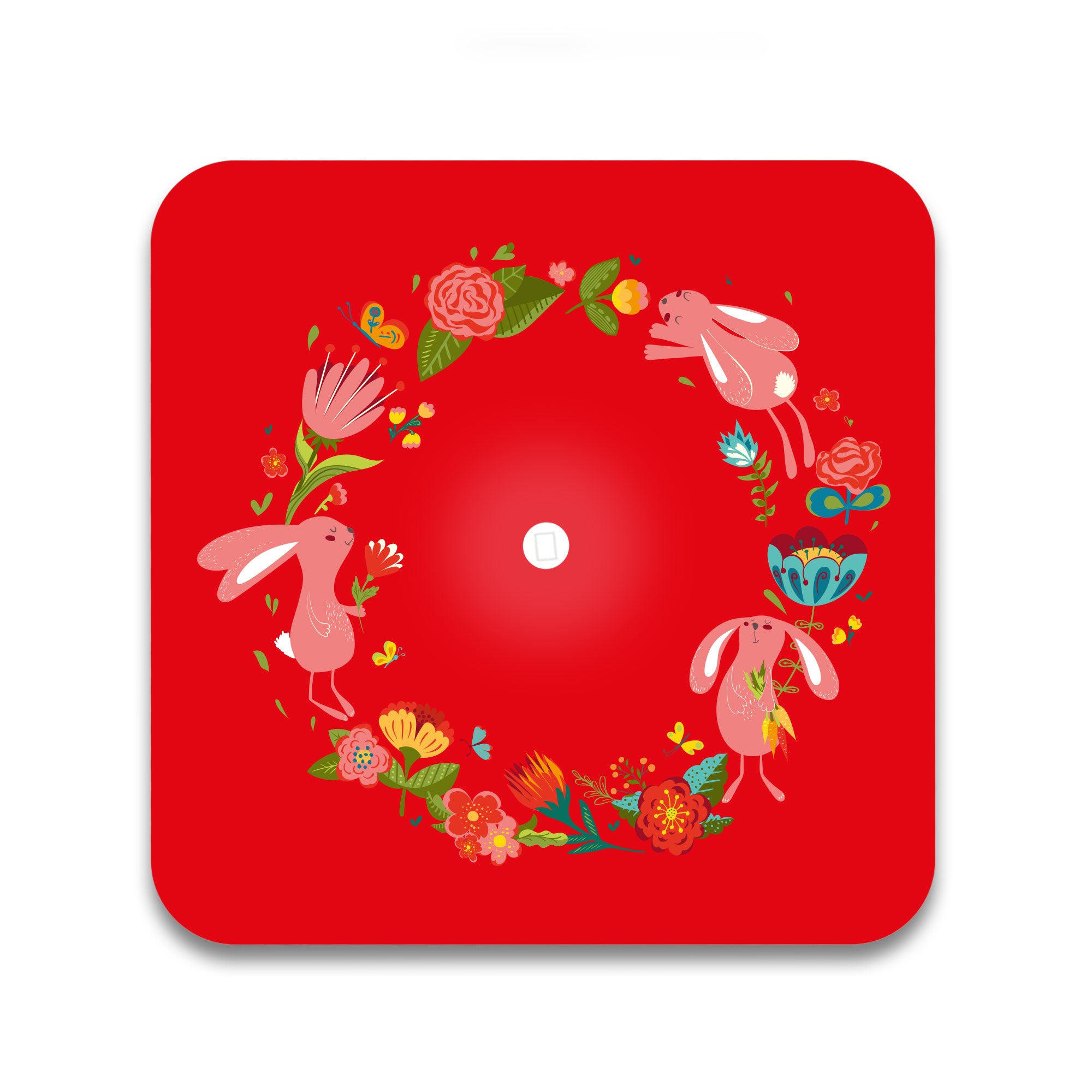 LED-Untersetzer - Osterkranz rot – Satislight24 LED-Untersetzer - Osterkranz rot – Satislight24