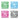 LED-Untersetzer – 4er-Set abstrakt